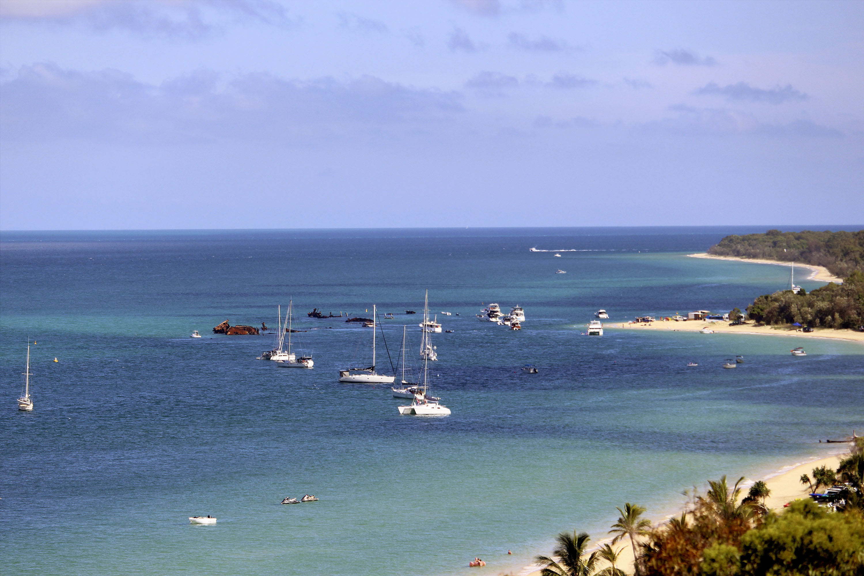 Banyandah Waters Beach House 1 View from Tangalooma