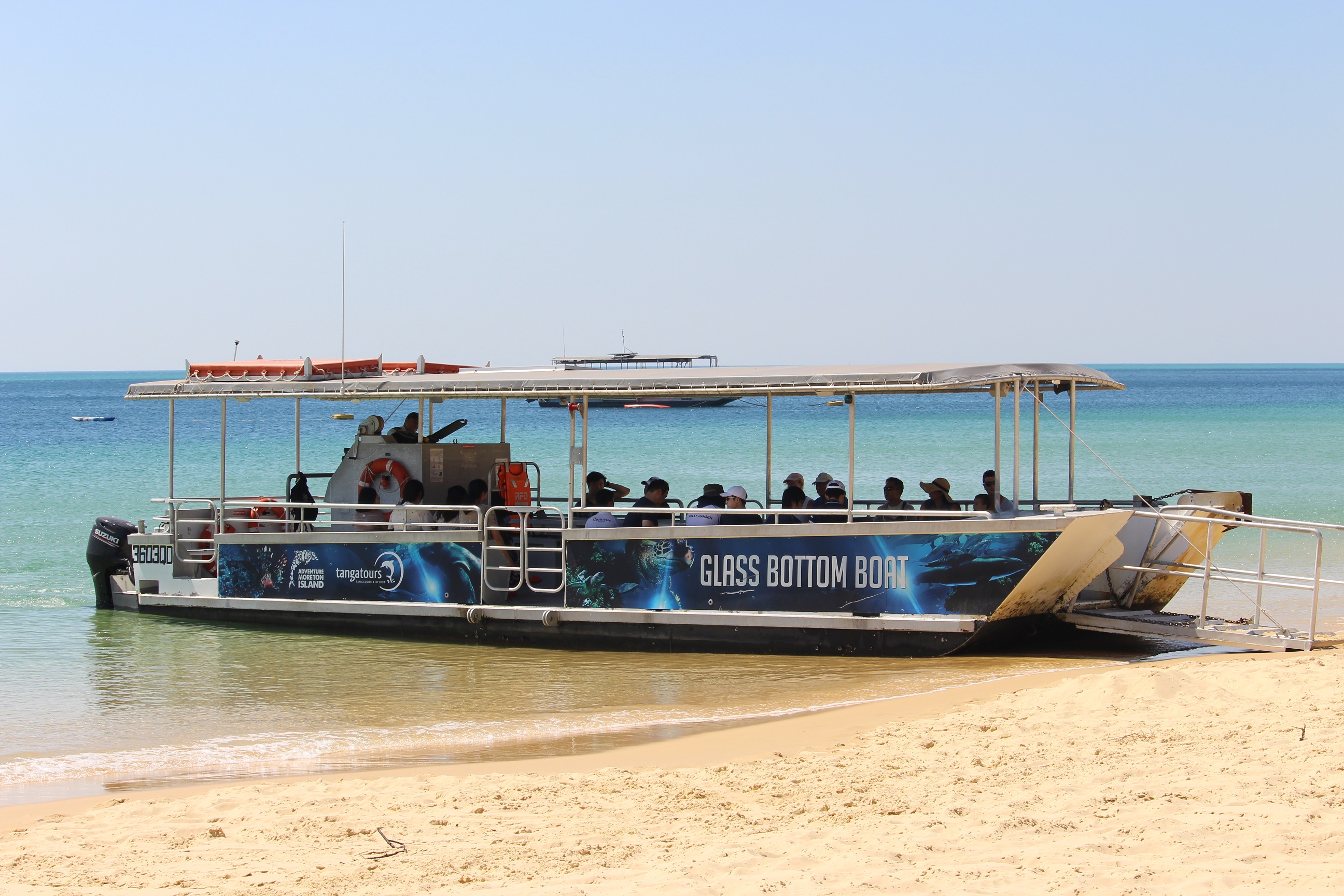 Activities on Tangalooma 1 Glass bottom boats!