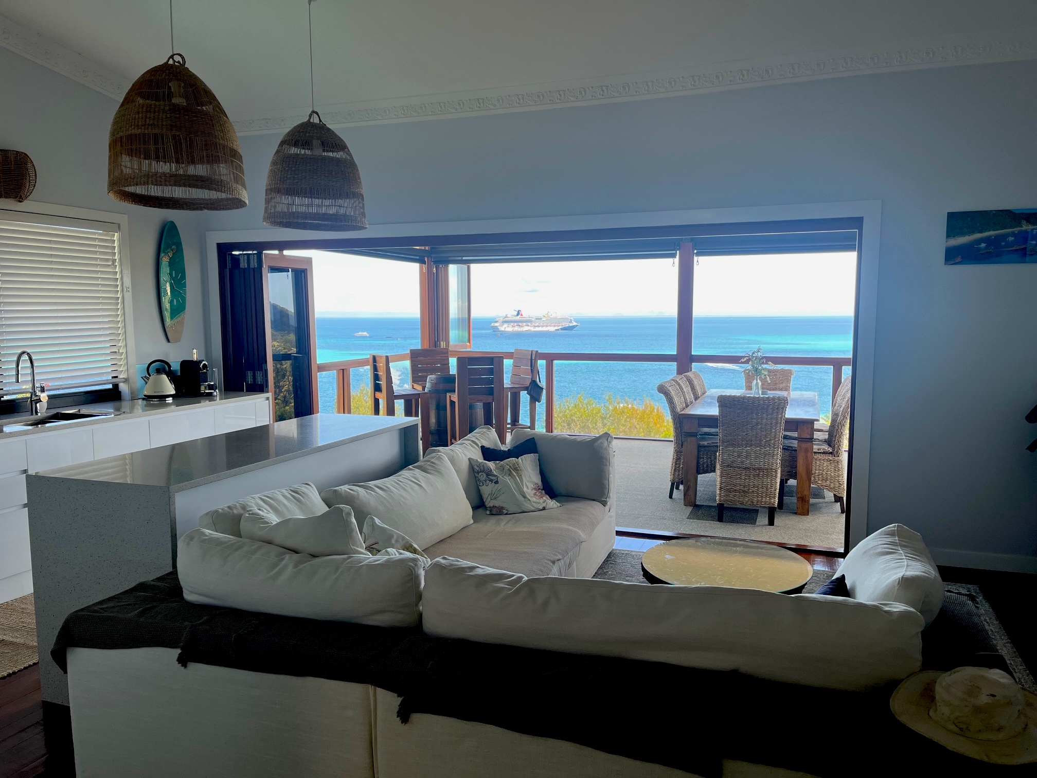 Banyandah Waters Beach House 19 Beach house internal photo (Tangalooma accommodation, Moreton Island beach house holiday accommodation)